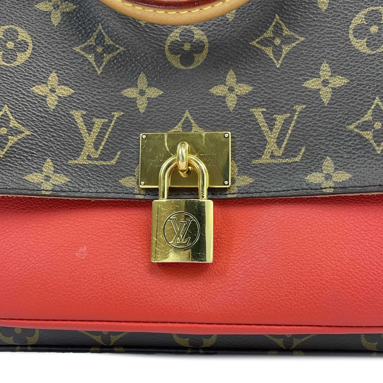 Louis Vuitton - Marignan Monogram Canvas Messenger Coquelicot Crossbody