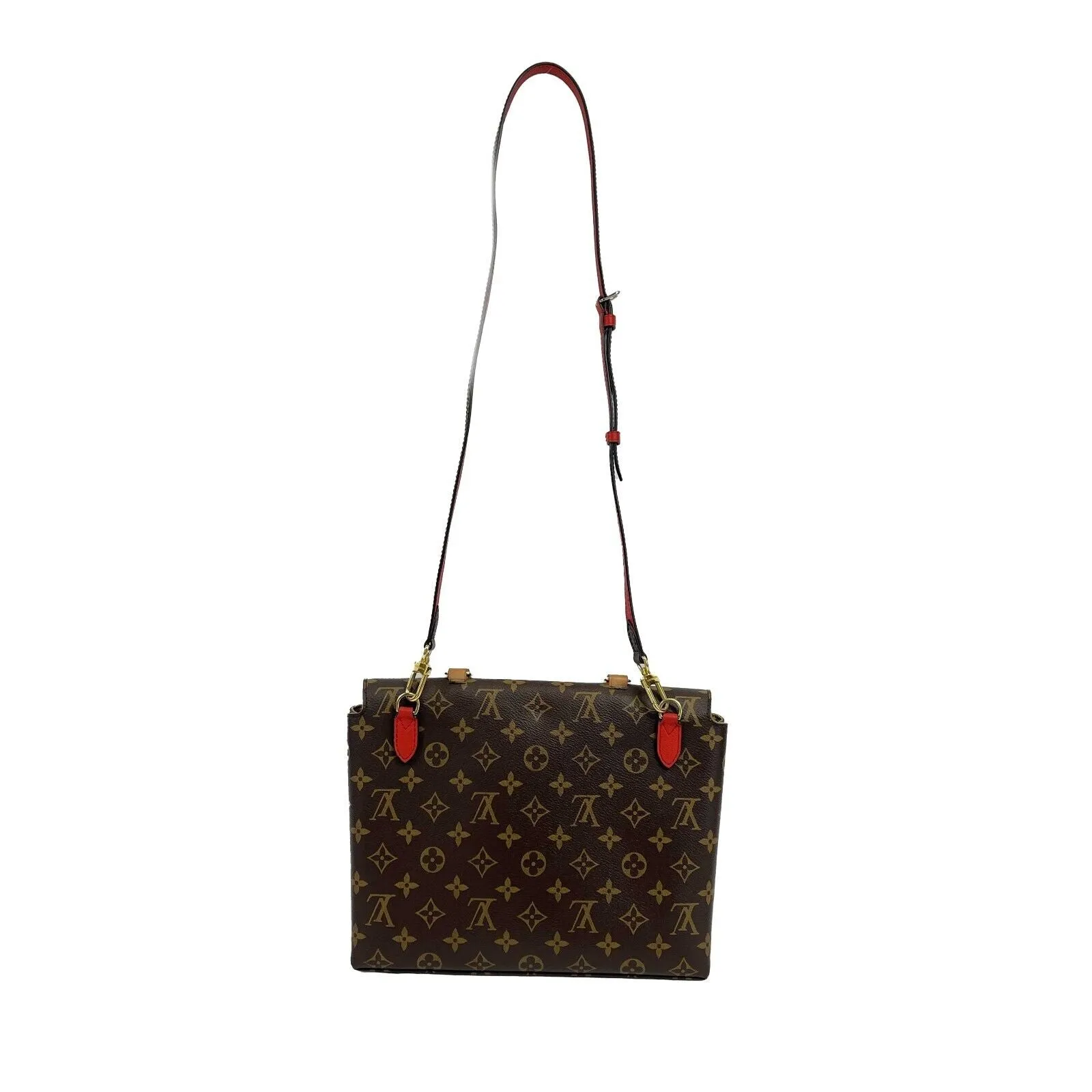 Louis Vuitton - Marignan Monogram Canvas Messenger Coquelicot Crossbody