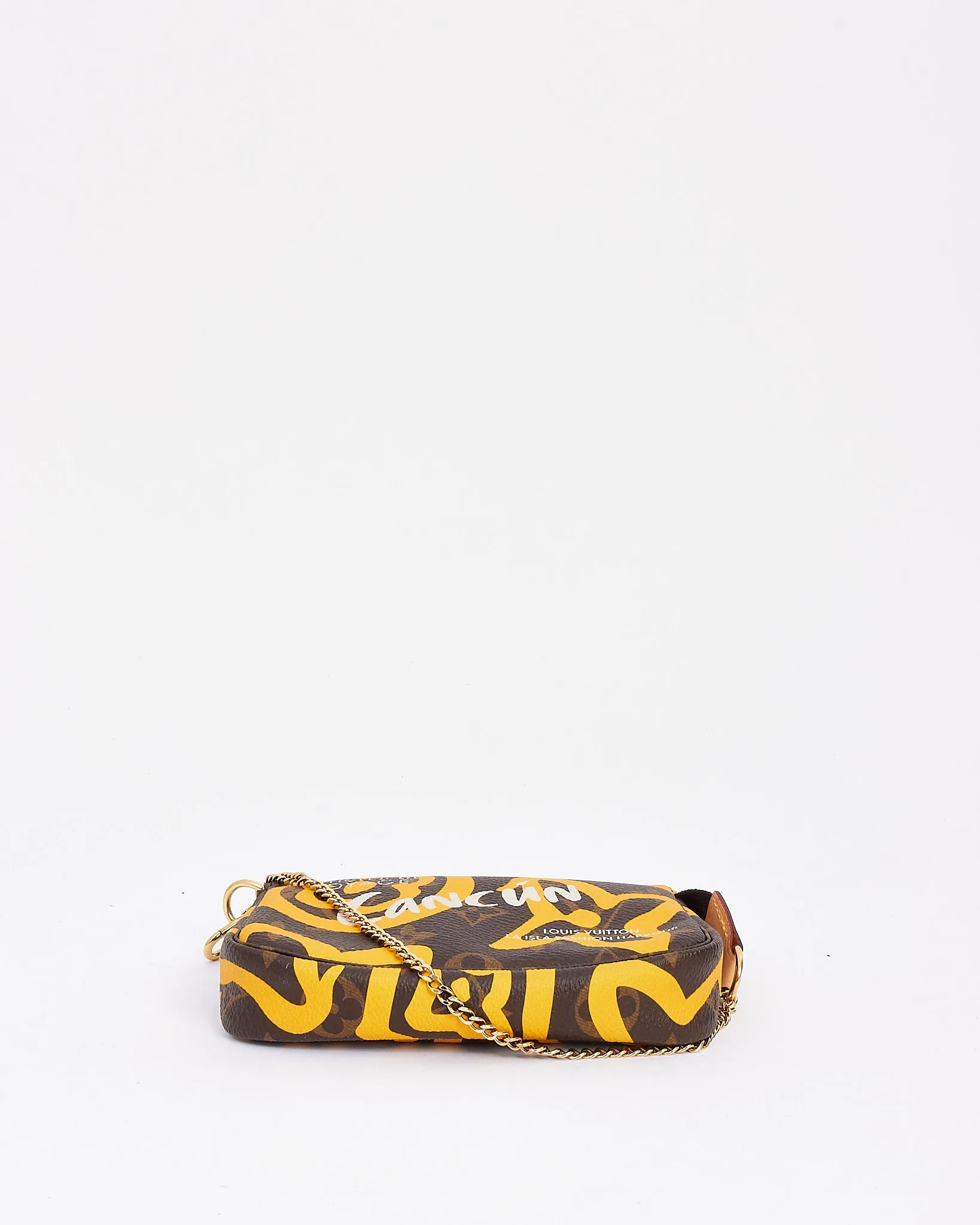 Louis Vuitton Monogram & Yellow Canvas Cancun Mini Pochette Accessoires