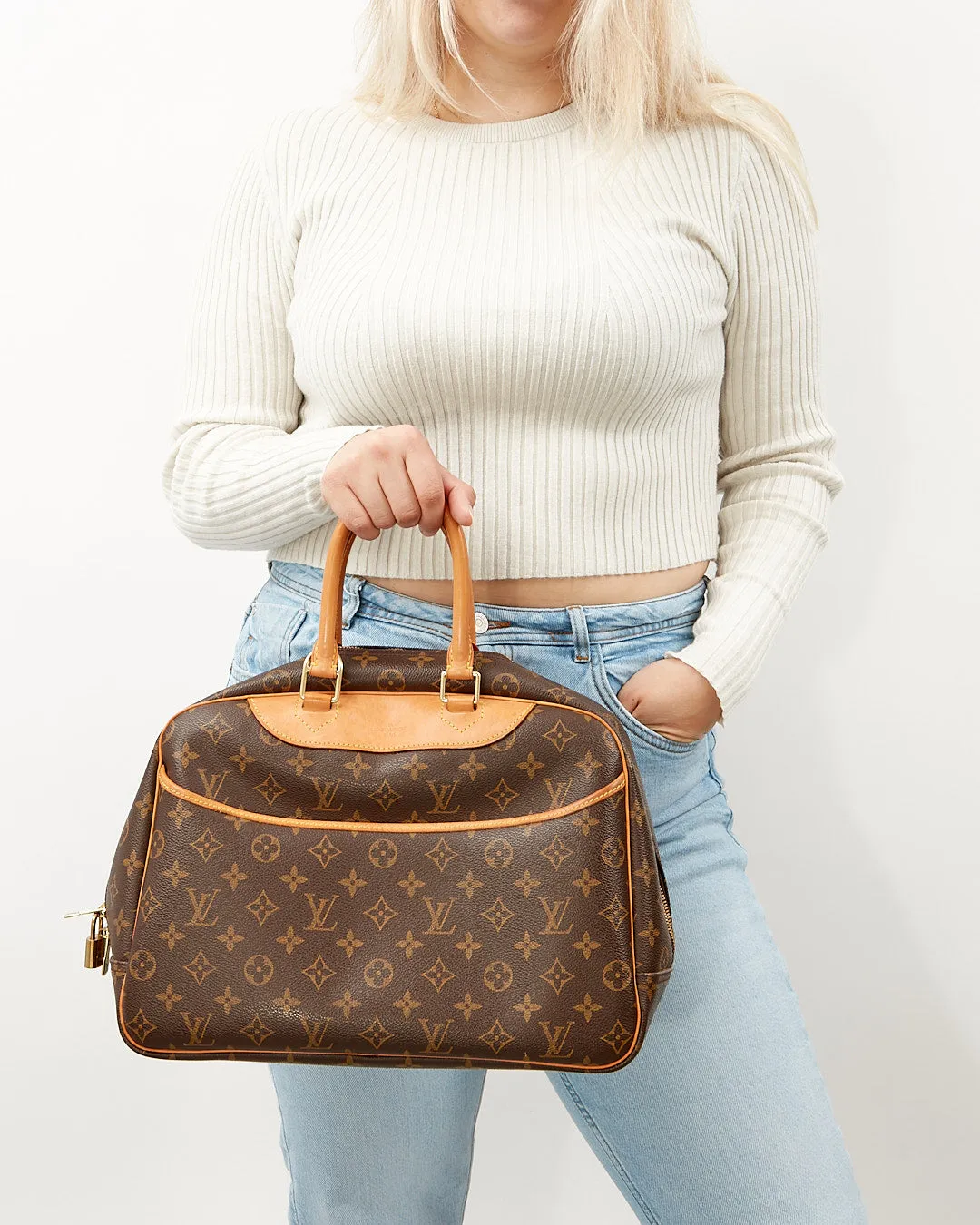 Louis Vuitton Monogram Canvas Deauville Bag