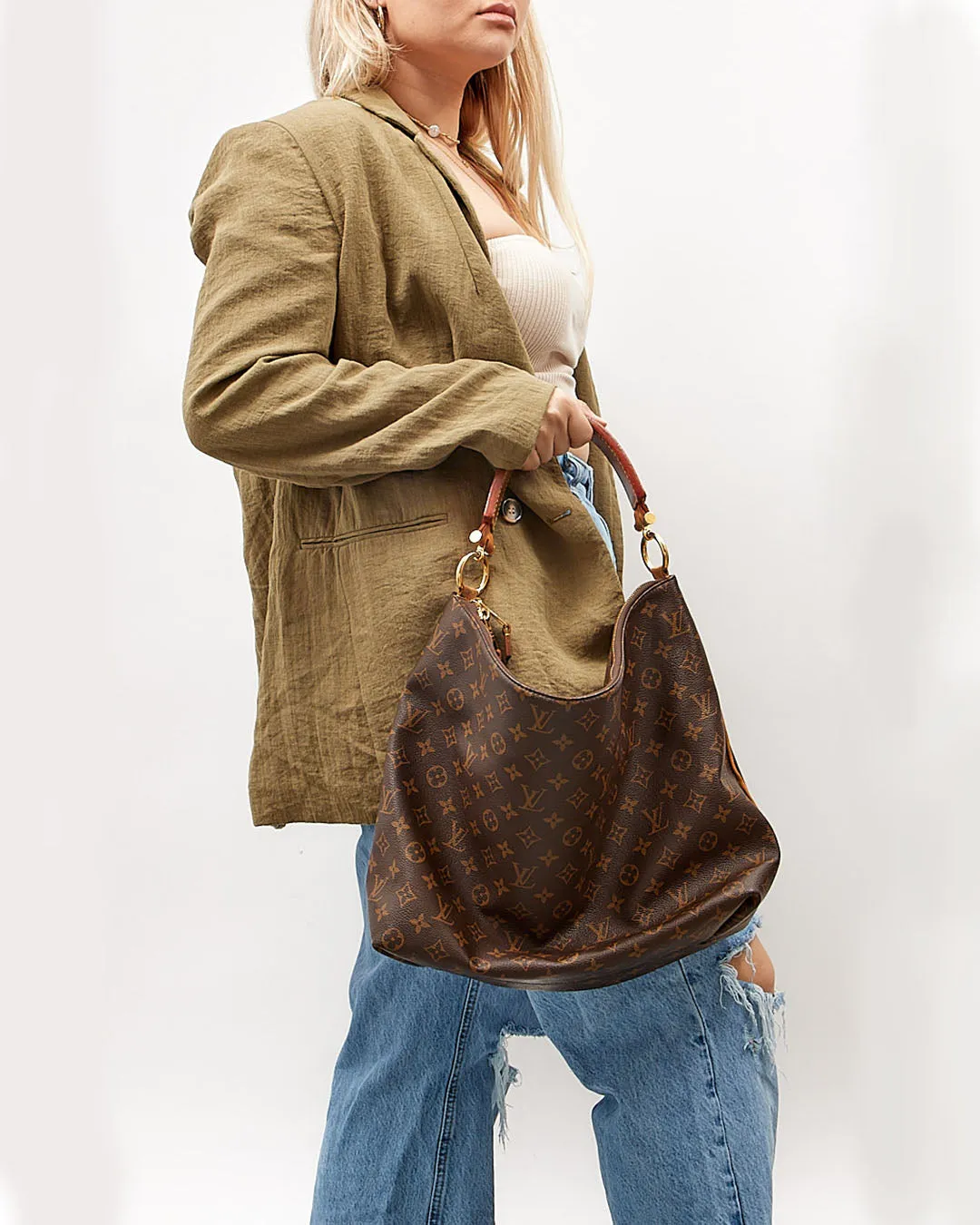 Louis Vuitton Monogram Canvas Delightful Zip PM Shoulder Bag