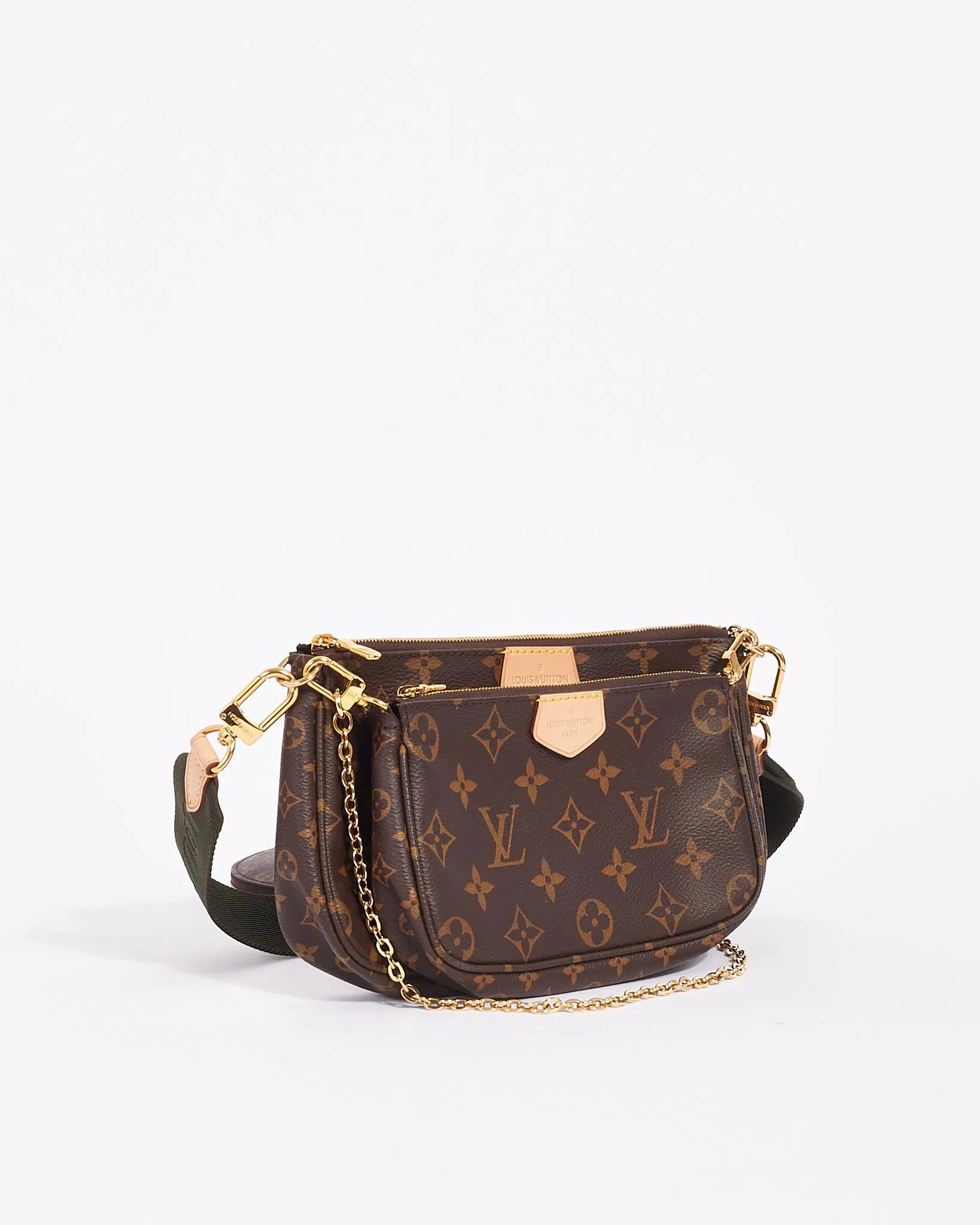 Louis Vuitton Monogram Canvas Green Multi Pochette Accessoires