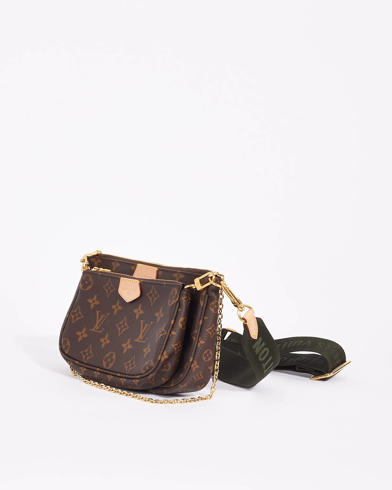 Louis Vuitton Monogram Canvas Green Multi Pochette Accessoires