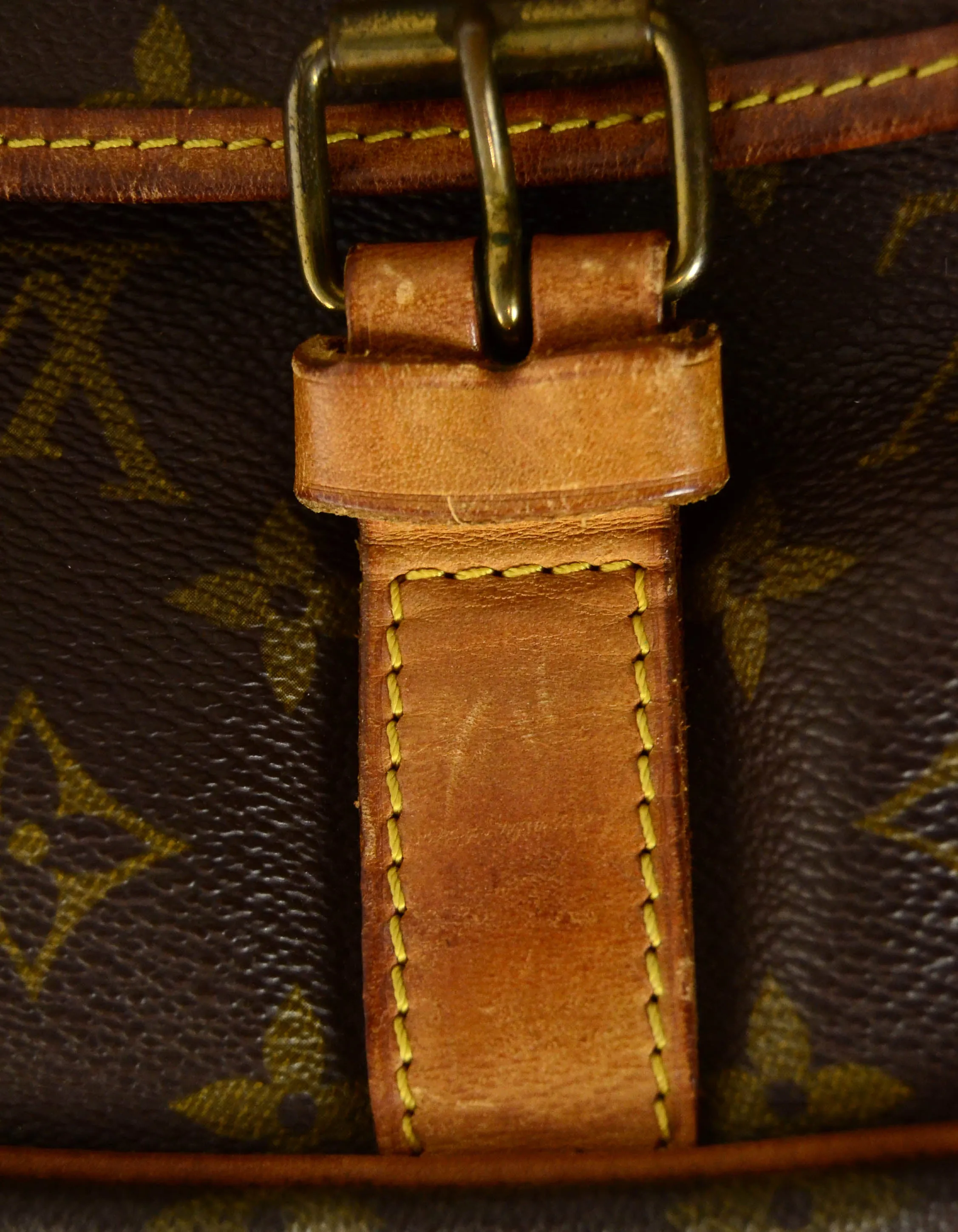 Louis Vuitton Monogram Saumur 35 Double Saddle Messenger Bag