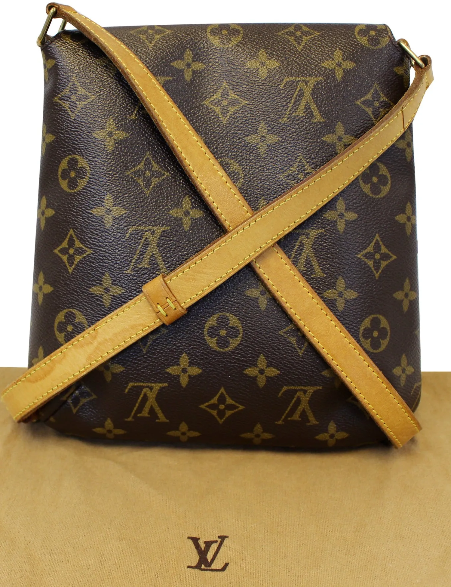 LOUIS VUITTON Musette Salsa Monogram Canvas  Shoulder Crossbody Bag