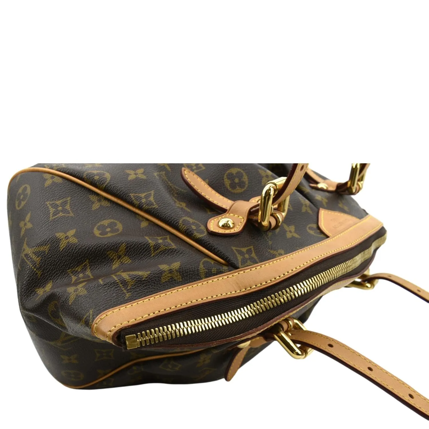 LOUIS VUITTON Tivoli GM Monogram Canvas Shoulder Bag Brown