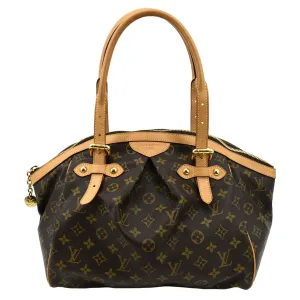 LOUIS VUITTON Tivoli GM Monogram Canvas Shoulder Bag Brown