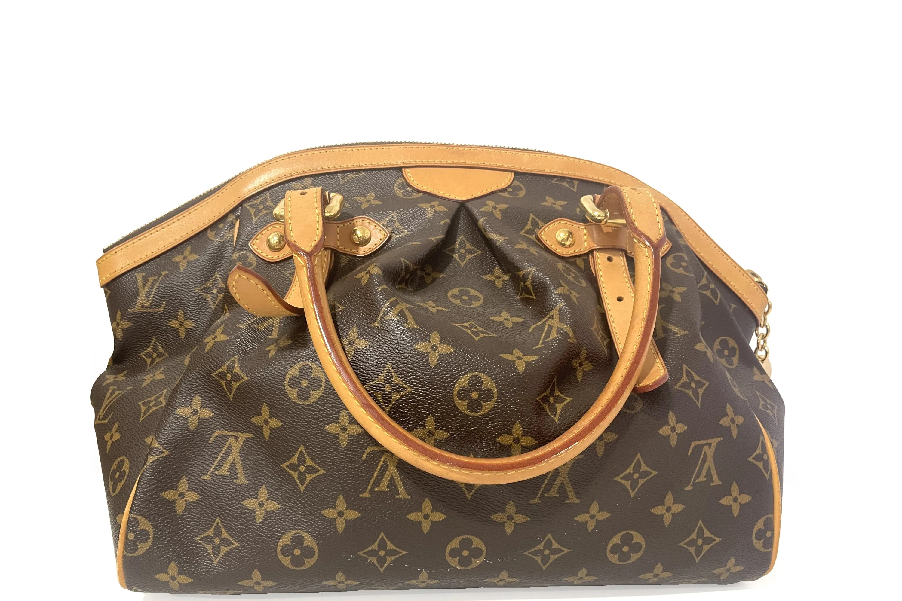 LOUIS VUITTON TIVOLI (M40143) (SP1058) PM MONOGRAM CANVAS GOLD HARDWARE, NO DUST COVER