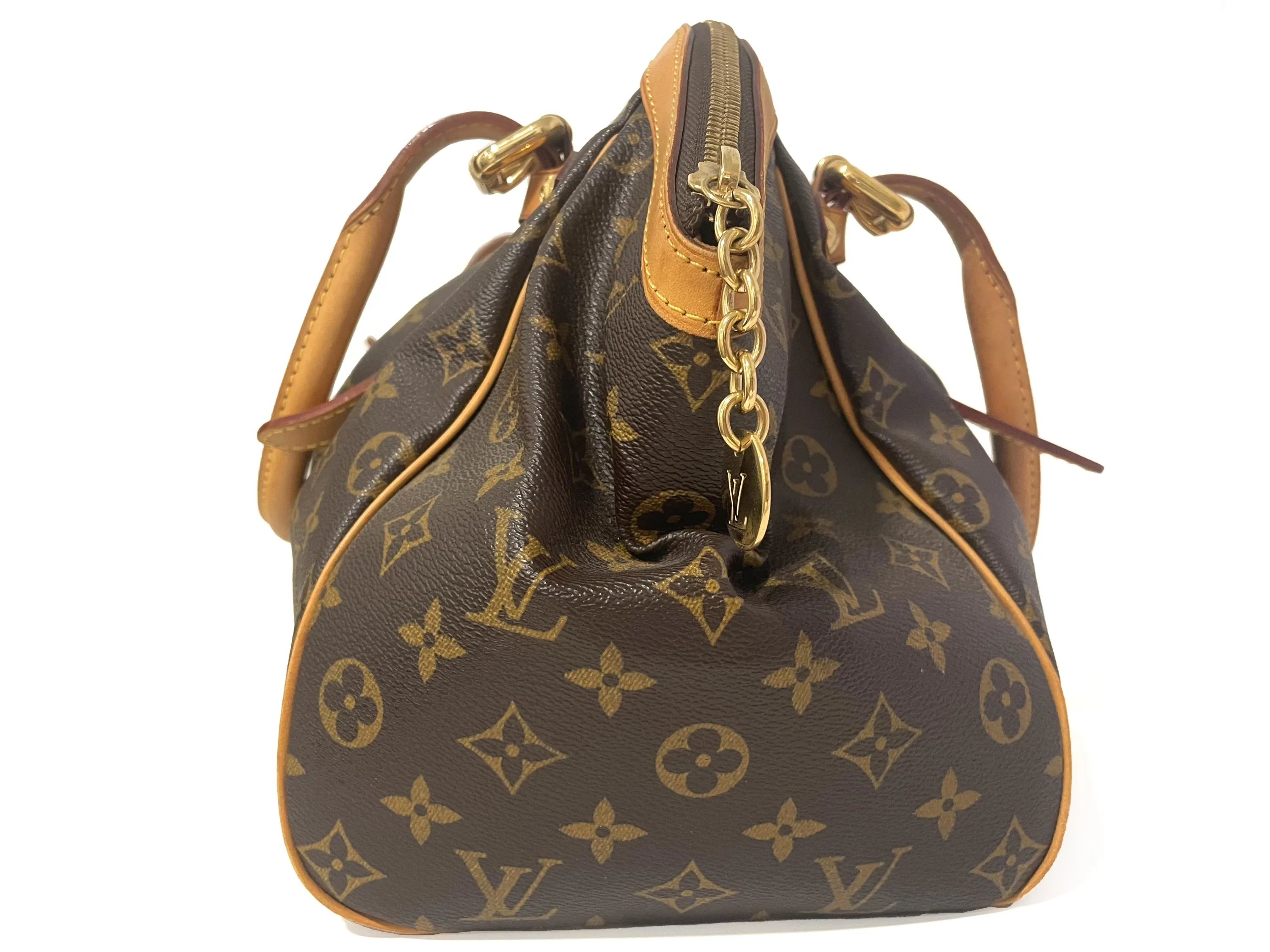 LOUIS VUITTON TIVOLI (M40143) (SP1058) PM MONOGRAM CANVAS GOLD HARDWARE, NO DUST COVER
