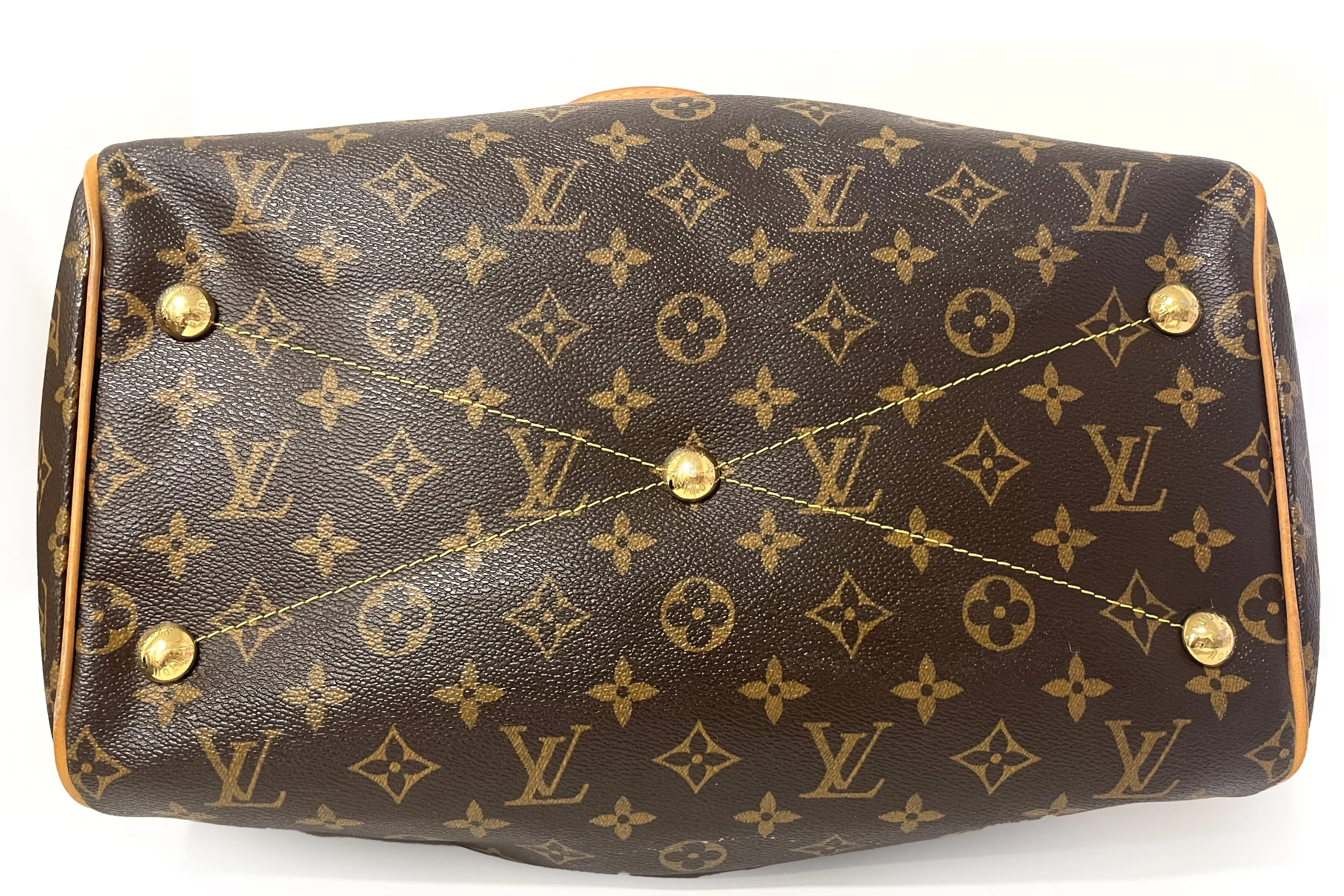 LOUIS VUITTON TIVOLI (M40143) (SP1058) PM MONOGRAM CANVAS GOLD HARDWARE, NO DUST COVER