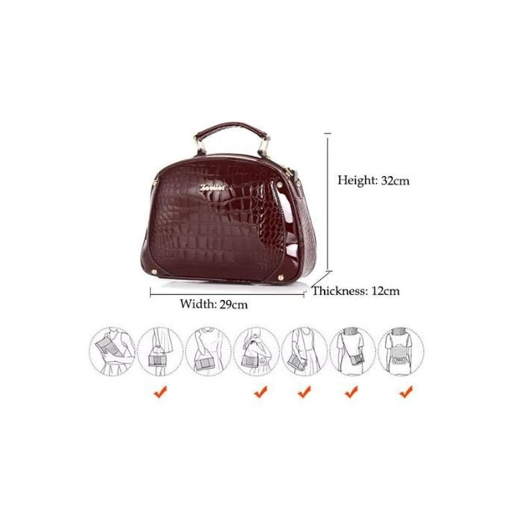 <bold>Messenger  / Crossbody Bag  <br>Vegan-Leather