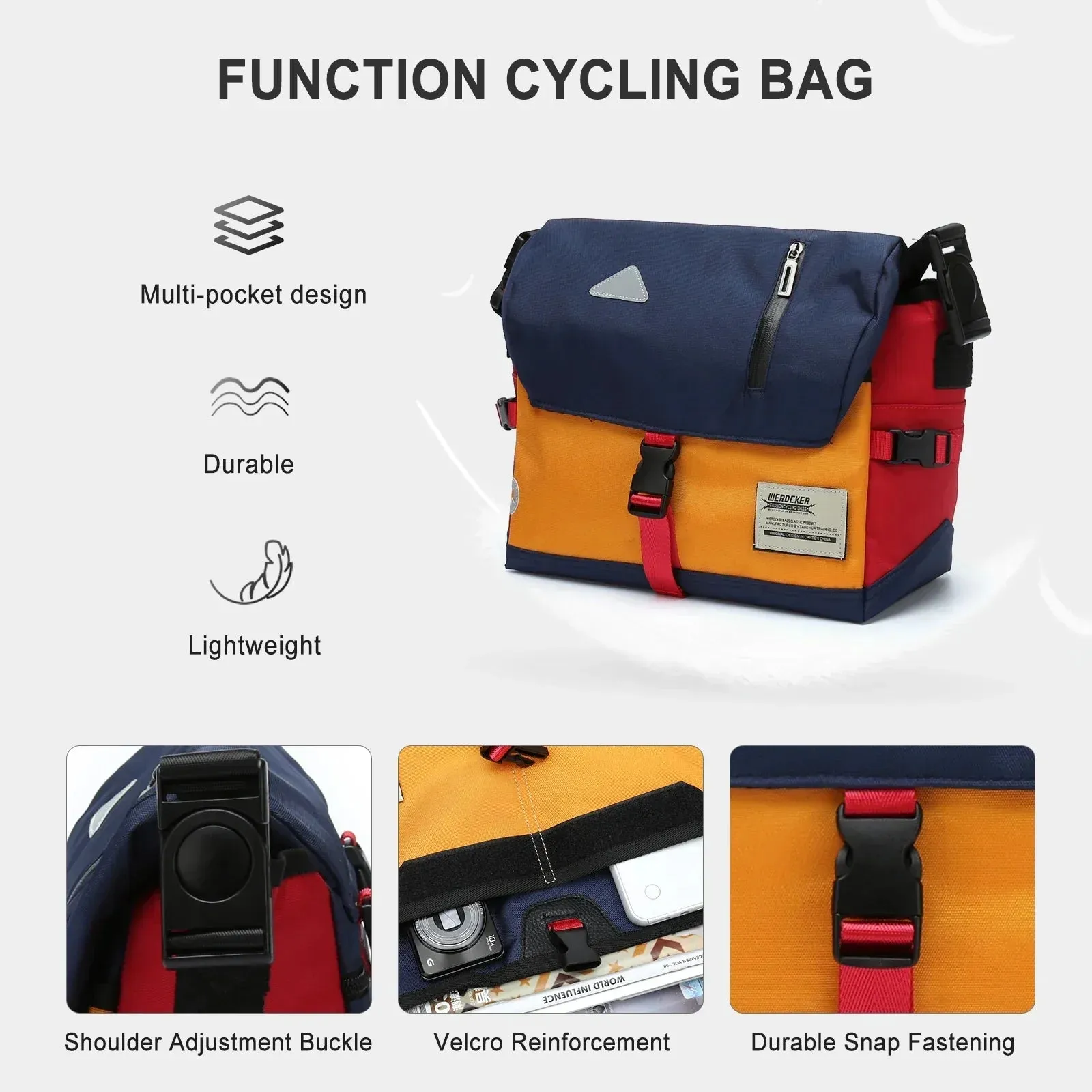 Luke | Classic Waterproof Crossbody Messenger Travel Bag