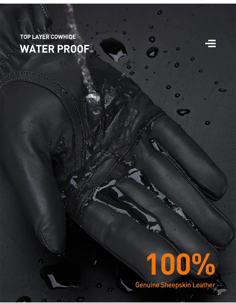LuxTouch Cashmere-Lined Leather Gloves
