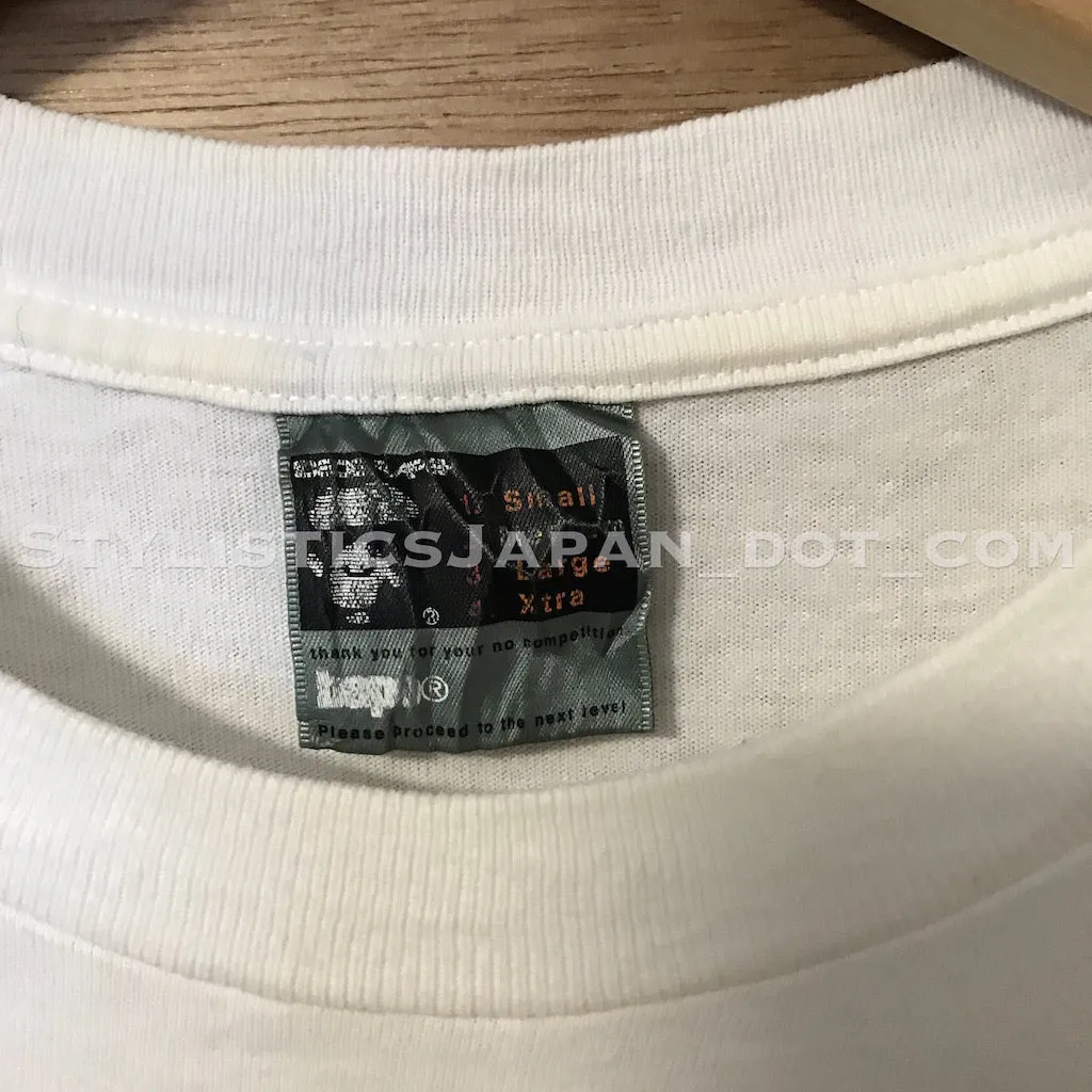 [M] A Bathing Ape Bape Vintage Bapemania Tee White