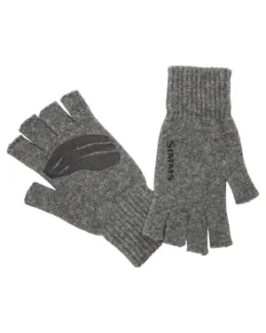 Manusi lana SIMMS Half Finger Glove Steel