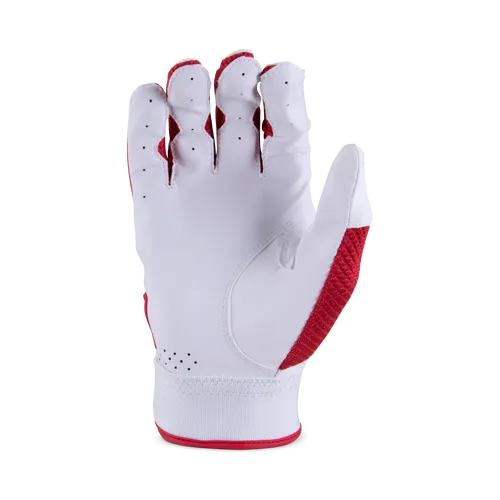 Marucci Code Youth Batting Glove - White/Royal