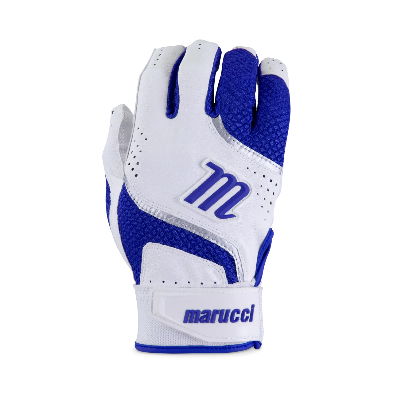 Marucci Code Youth Batting Glove - White/Royal