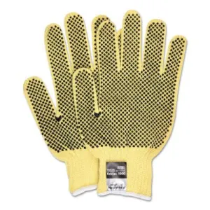 MCR Safety_2_Sided_PVC_Dotted_Gloves_Small_Yellow