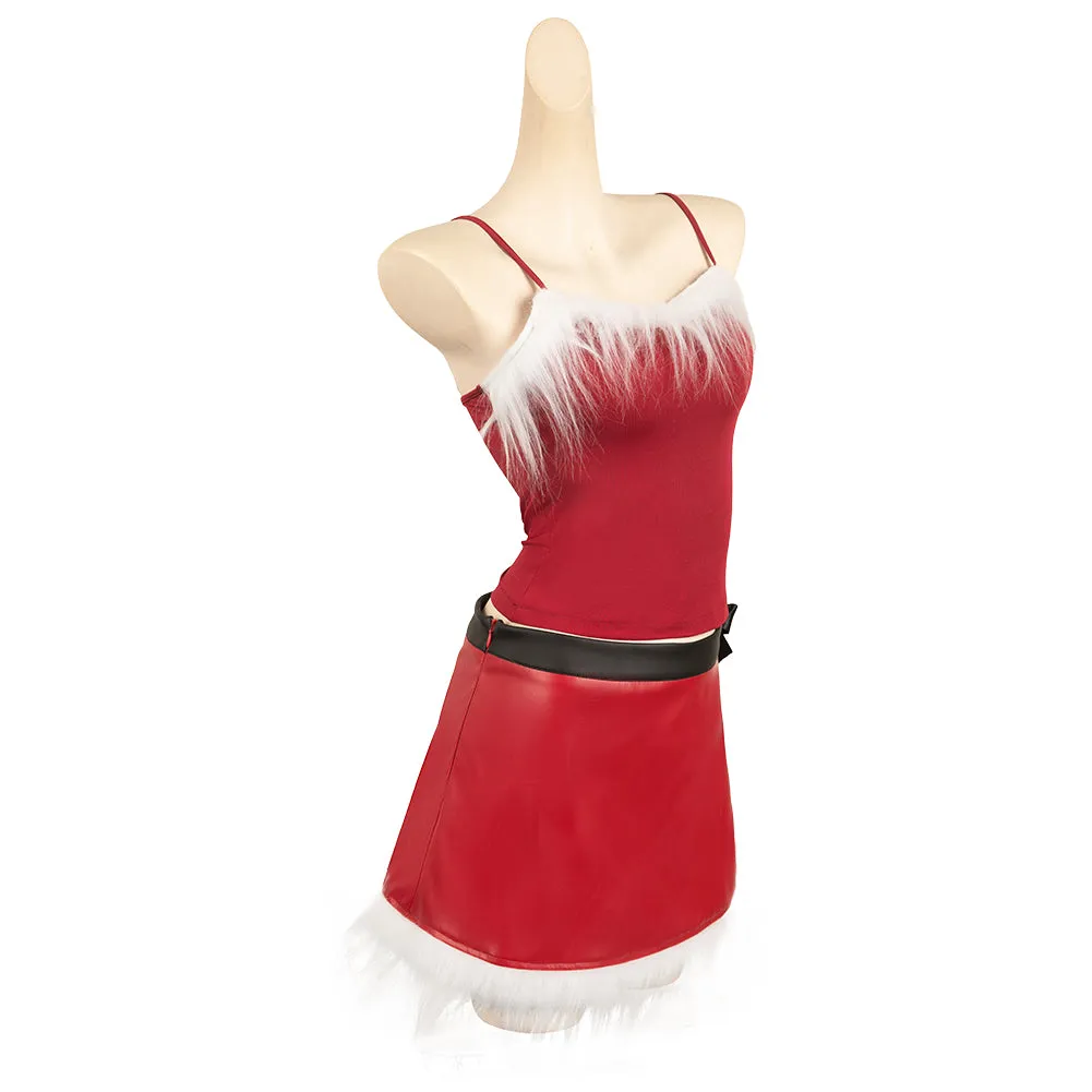 Mean Girls Regina George Old Red Christmas Set Cosplay Costume Outfits Halloween Carnival Suit
