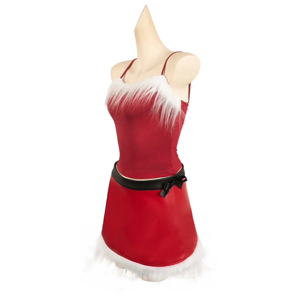 Mean Girls Regina George Old Red Christmas Set Cosplay Costume Outfits Halloween Carnival Suit