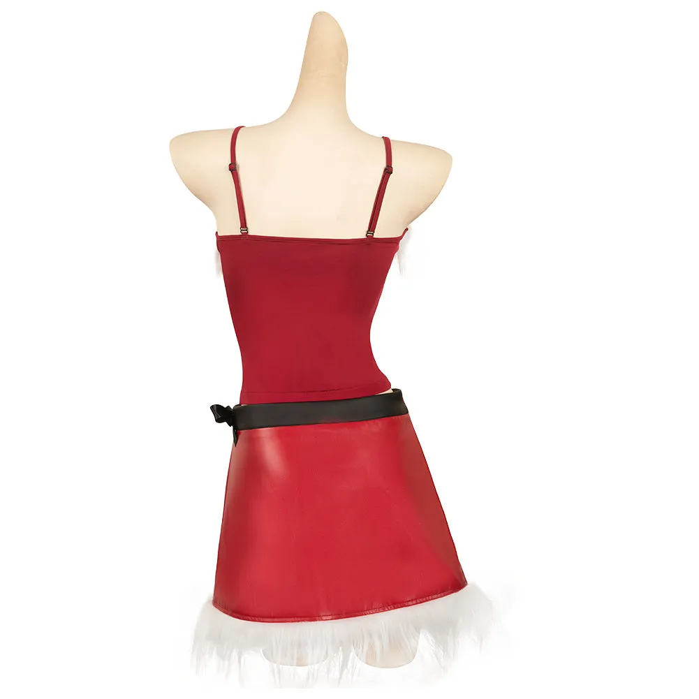 Mean Girls Regina George Old Red Christmas Set Cosplay Costume Outfits Halloween Carnival Suit