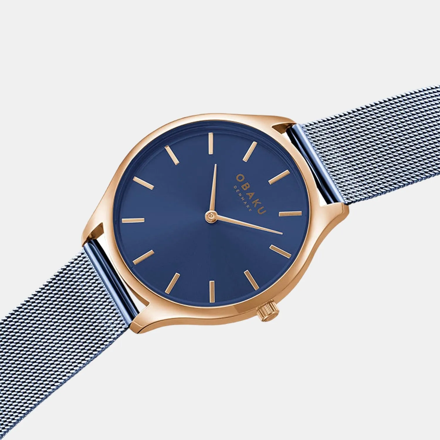 Men Blue Analog Stainless Steel Watch V260GXVLML