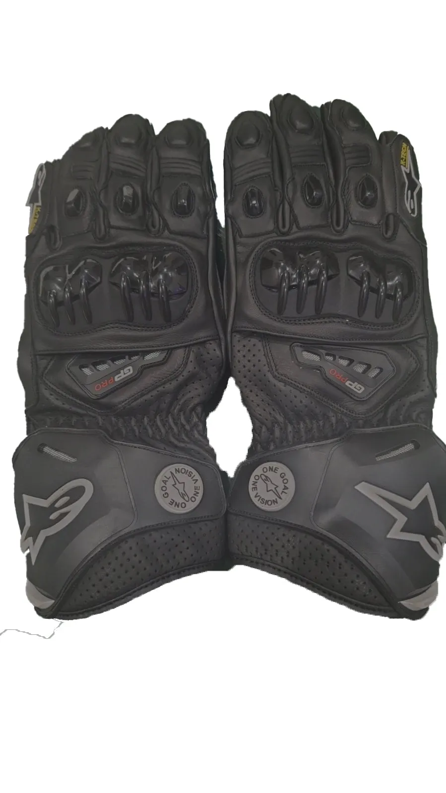 Men Motorbike Racing Leather Gloves