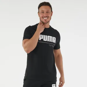 Men's 100% Cotton Fitness T-Shirt - Black