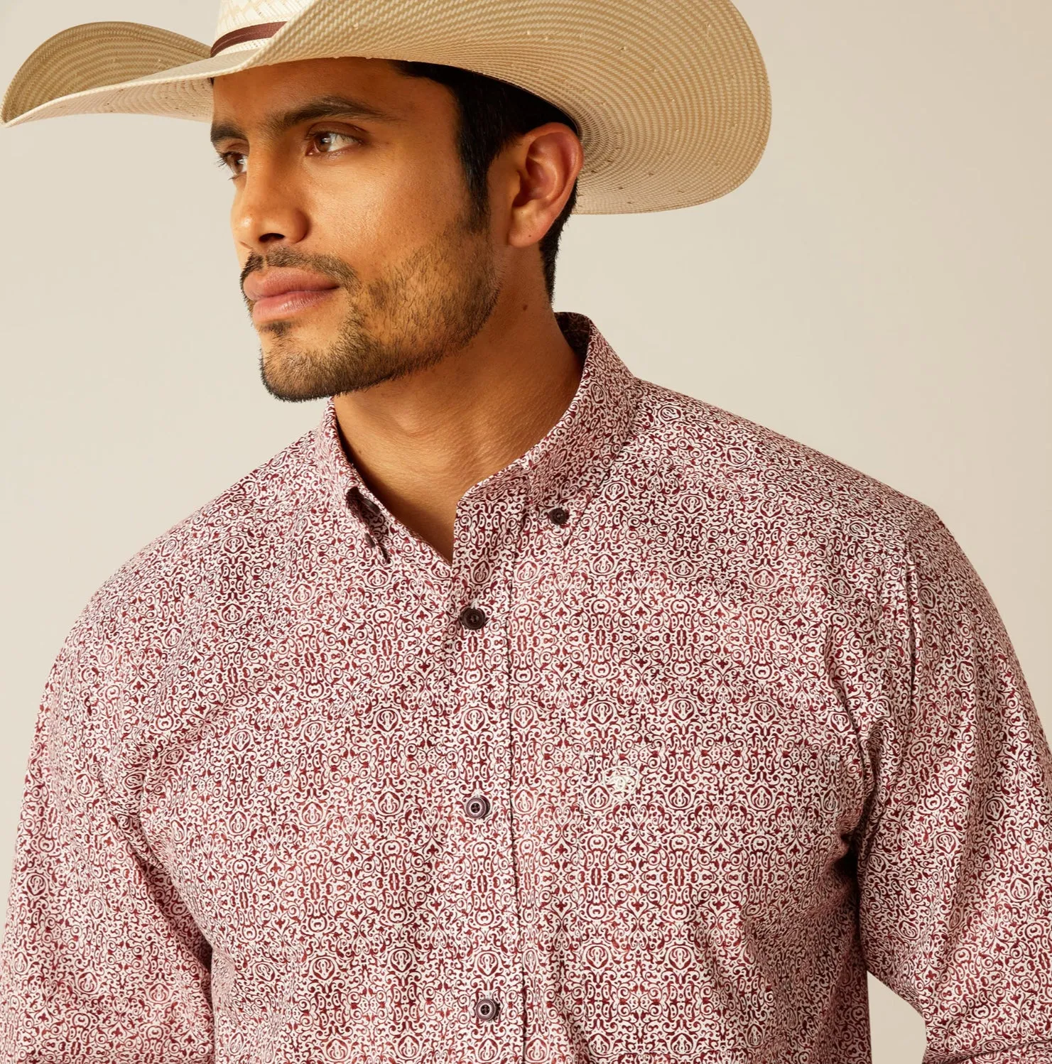Men’s Ariat Turner Syrah Classic Fit Shirt