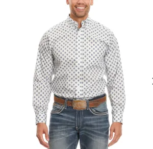 Men’s Ariat White Sand Kobe Fitted Shirt