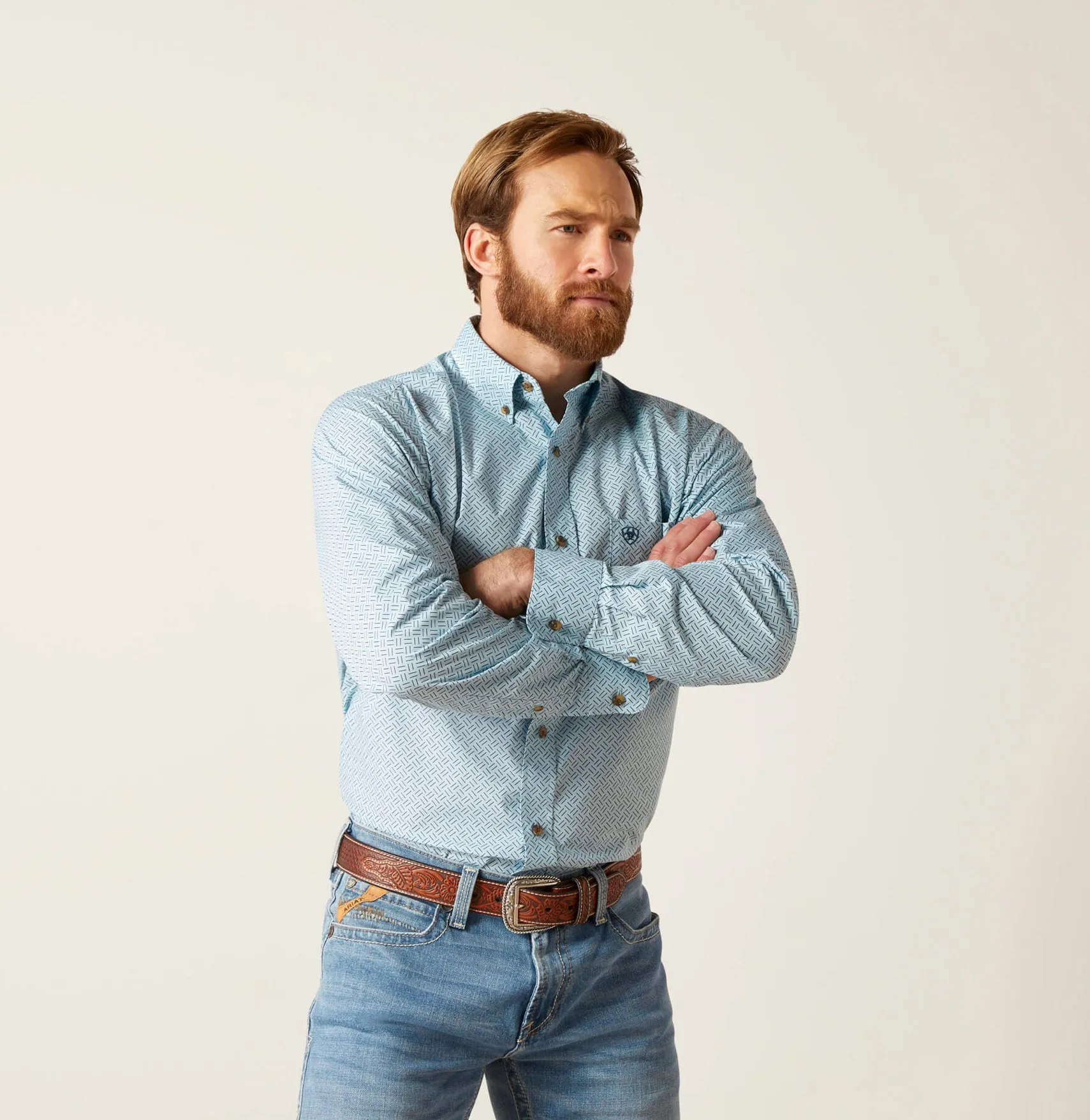 Men’s Ariat Wrinkle Free Colten Fitted Shirt