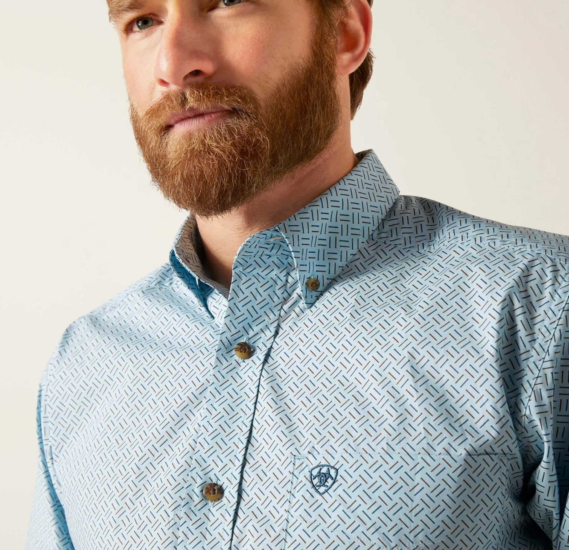Men’s Ariat Wrinkle Free Colten Fitted Shirt