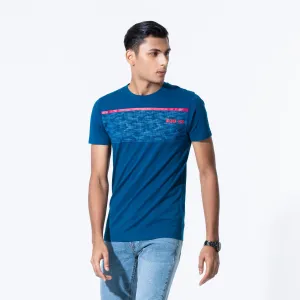 Mens Blue Camo T-Shirt