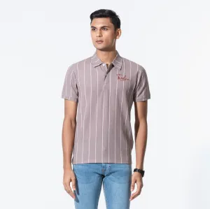 Mens Brown Polo T-Shirt