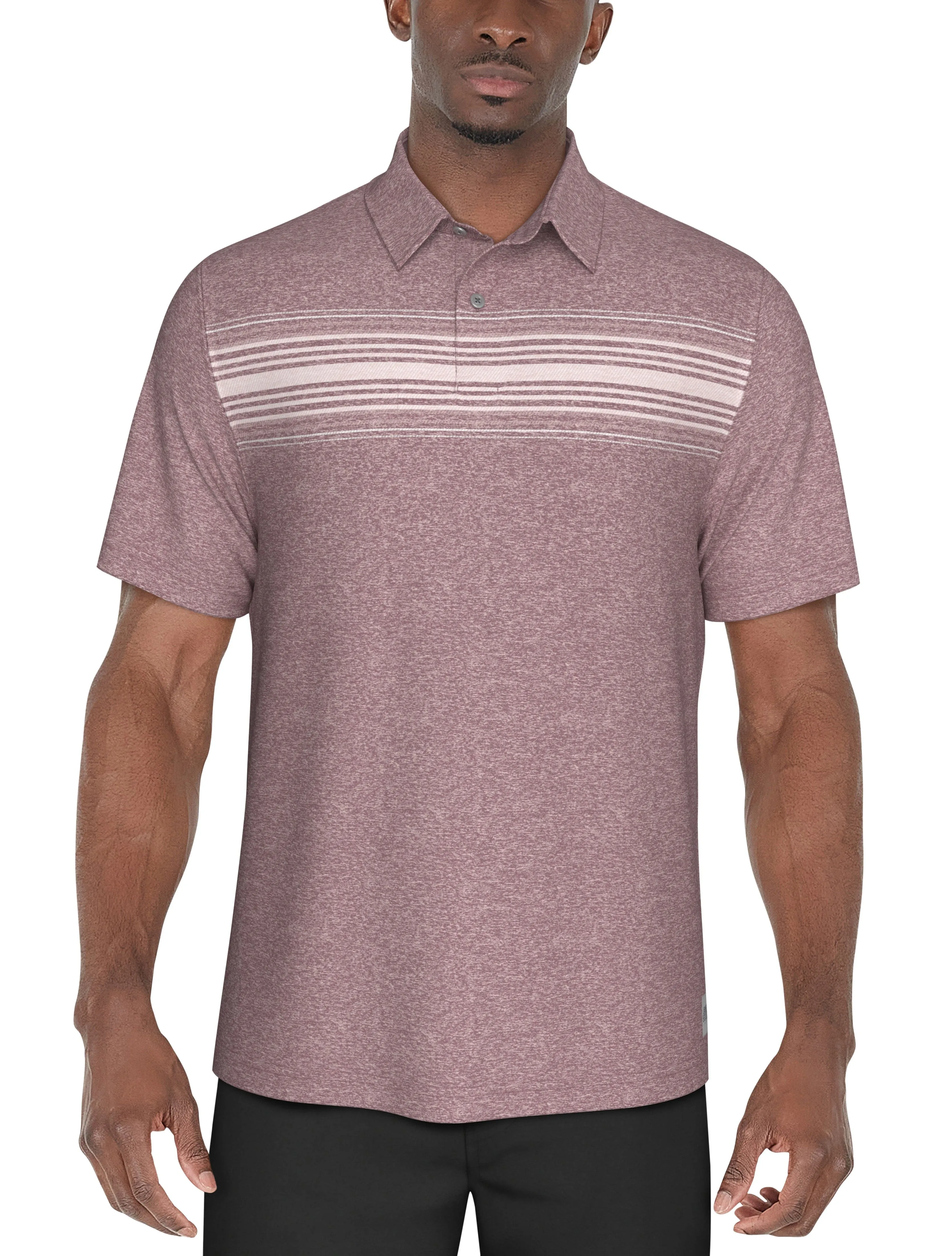 Men's Chest Stripe Golf Polo