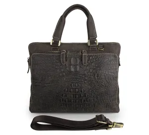 Mens Leather Laptop Messenger Bag Men Leather Side Bags Crossbody Briefcase For Mens 7294