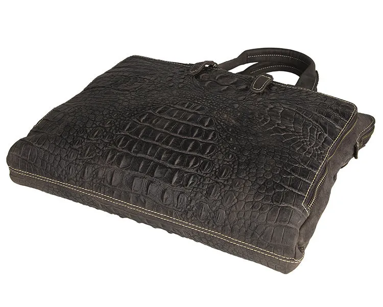 Mens Leather Laptop Messenger Bag Men Leather Side Bags Crossbody Briefcase For Mens 7294