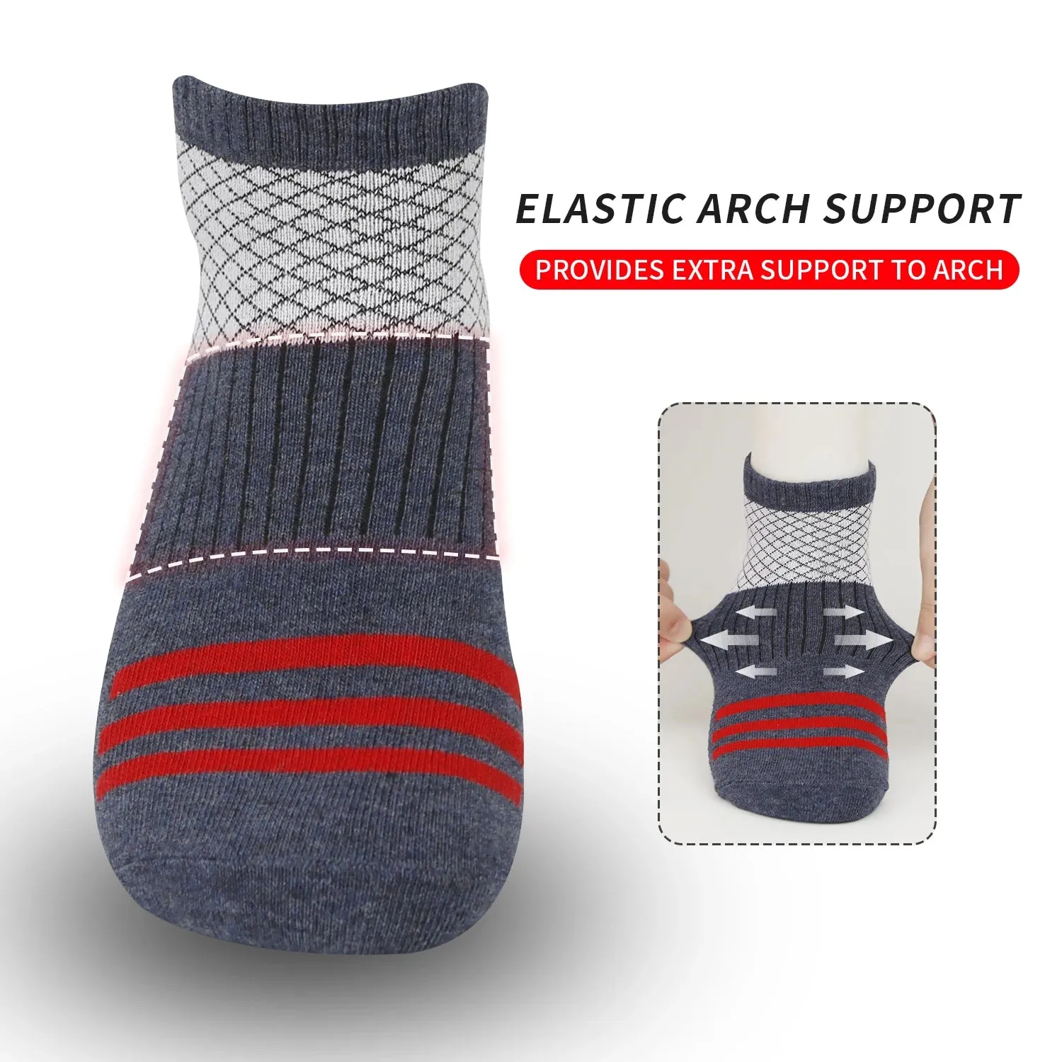 Men's Low-Top Athletic Socks for All Seasons