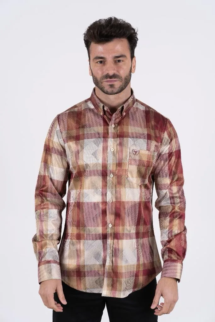 Men’s Platini Burgundy Shirt