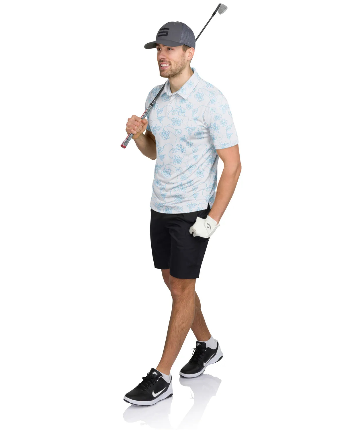Men’s Print Golf Polos