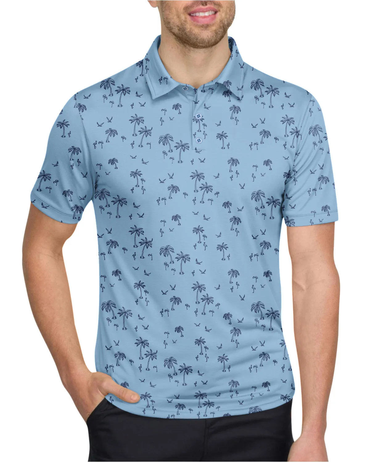 Men’s Print Golf Polos