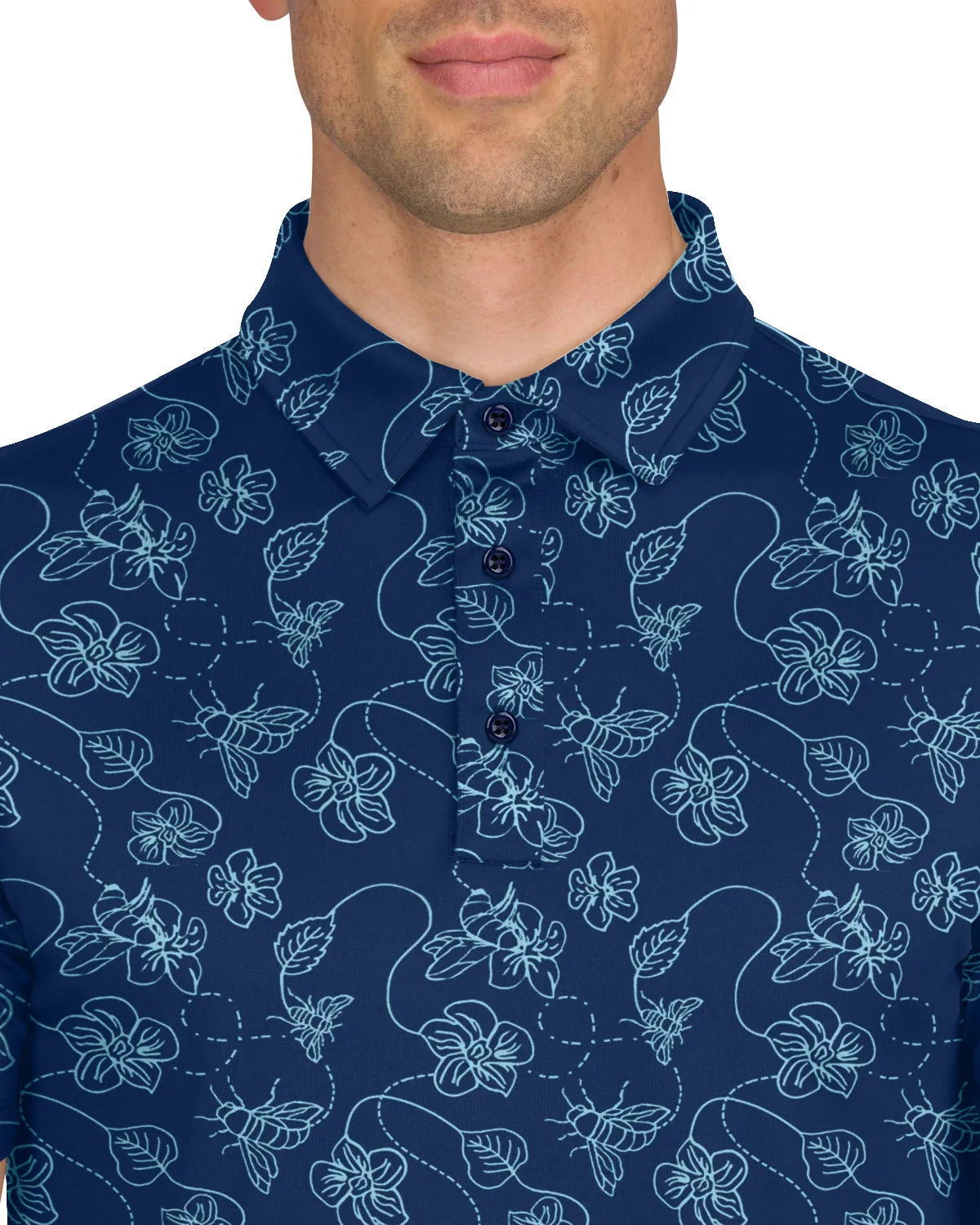 Men’s Print Golf Polos