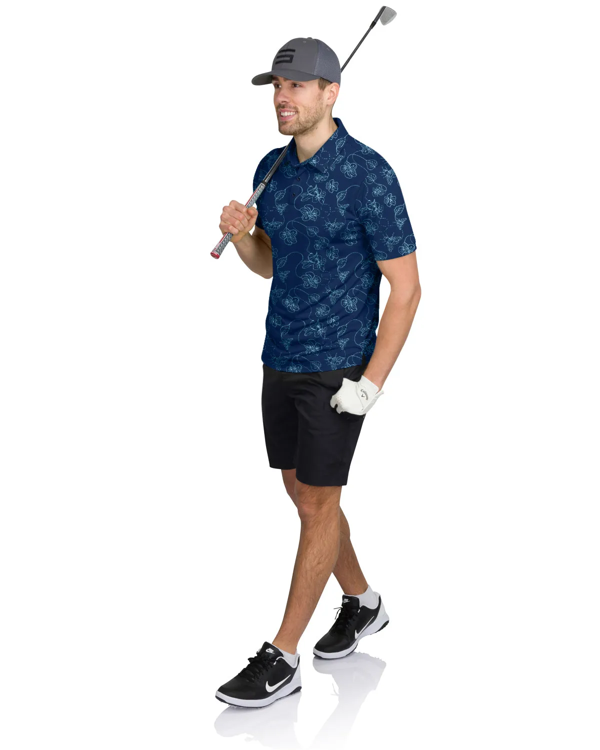 Men’s Print Golf Polos