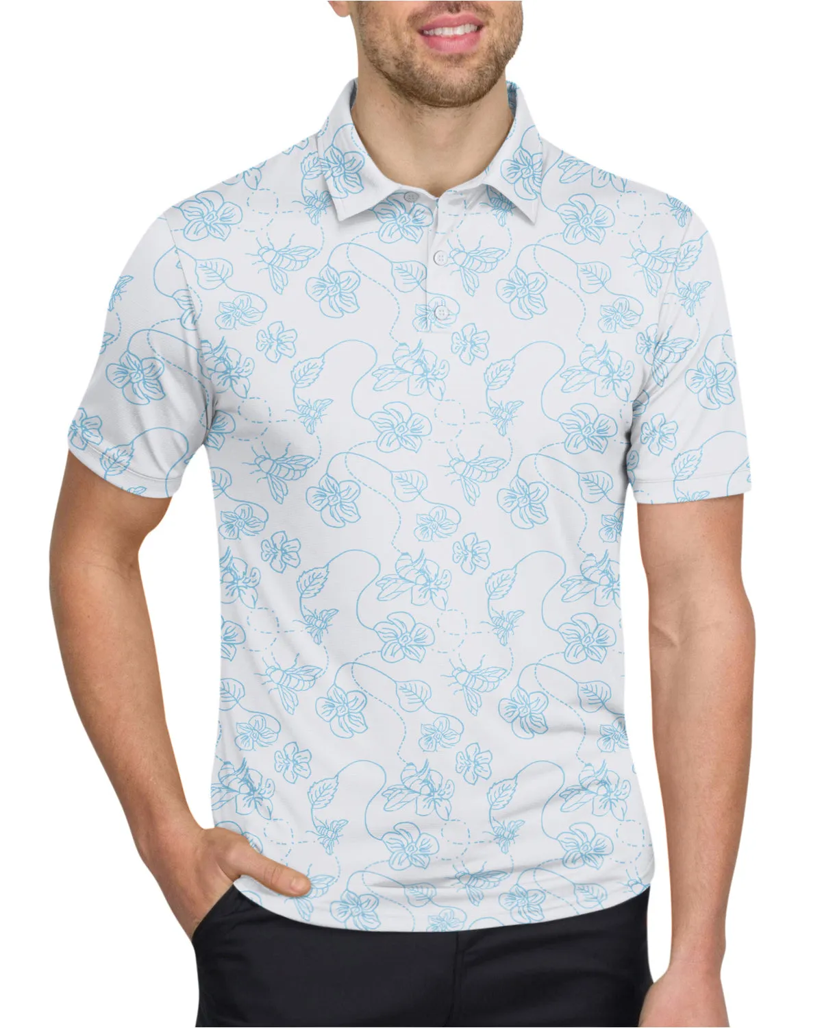 Men’s Print Golf Polos
