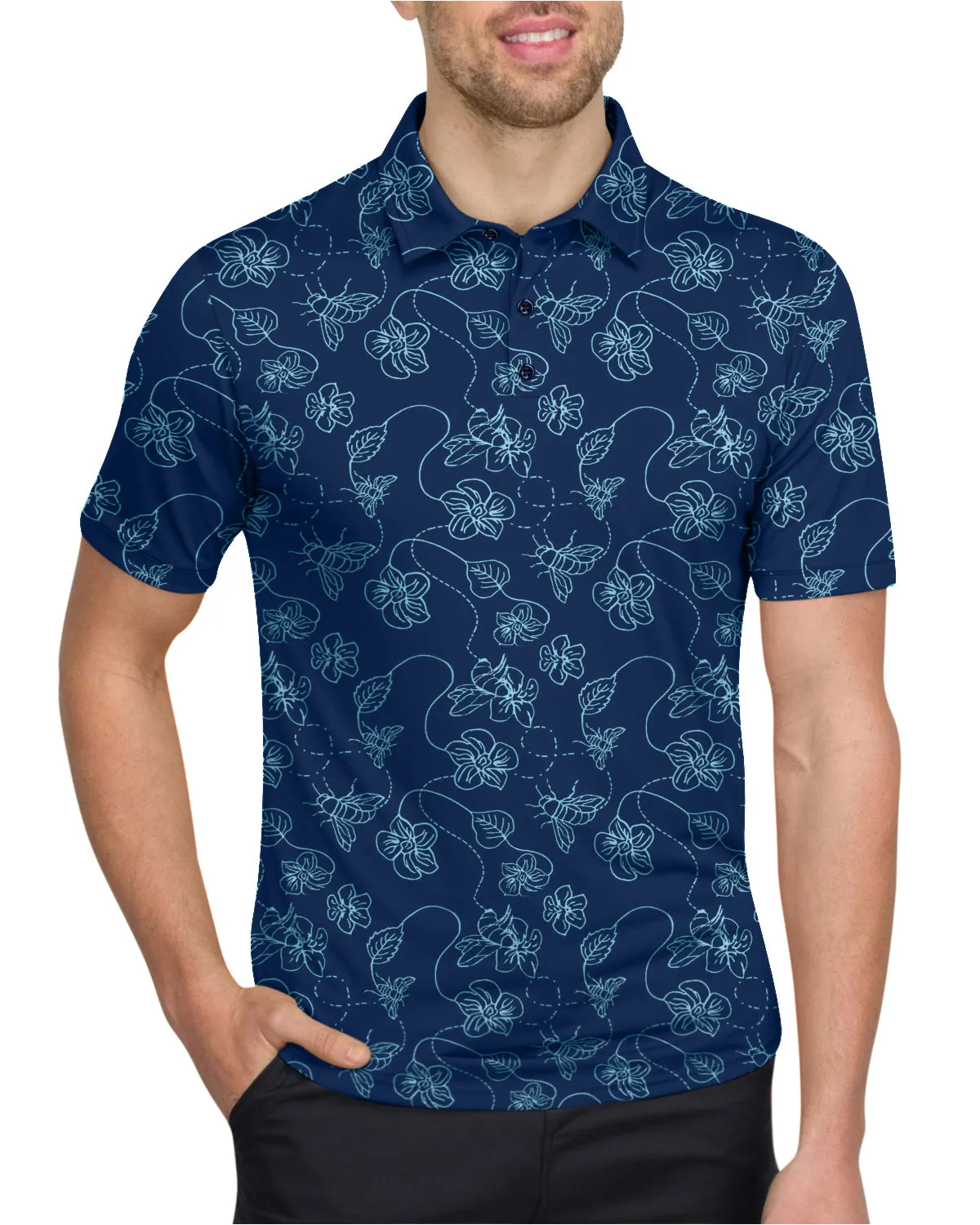 Men’s Print Golf Polos