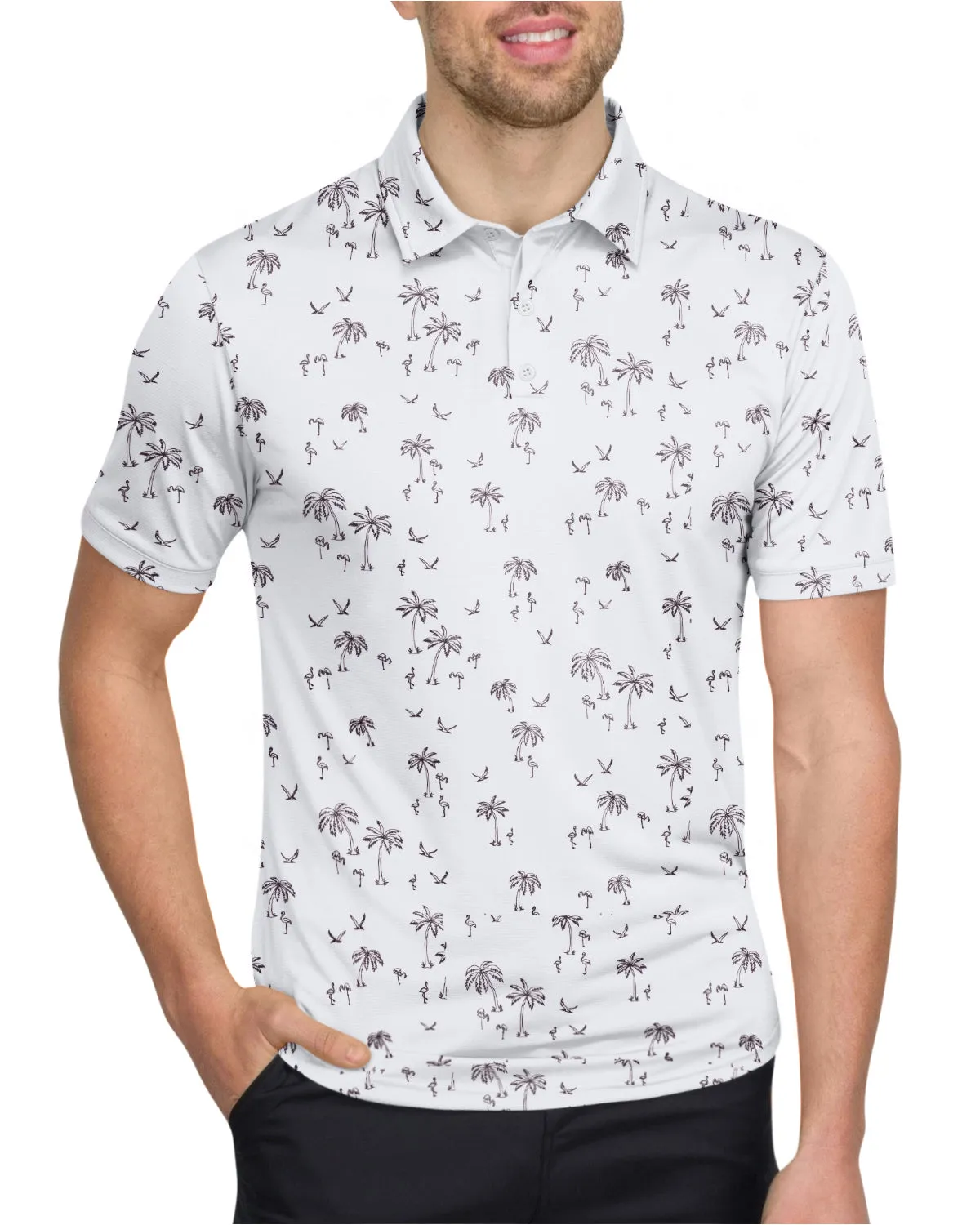 Men’s Print Golf Polos