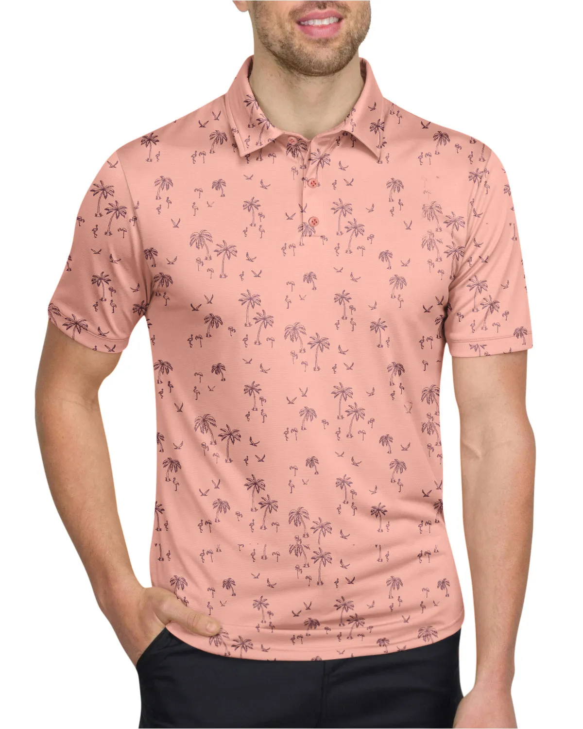 Men’s Print Golf Polos
