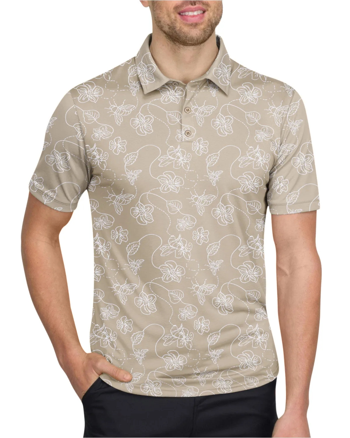 Men’s Print Golf Polos