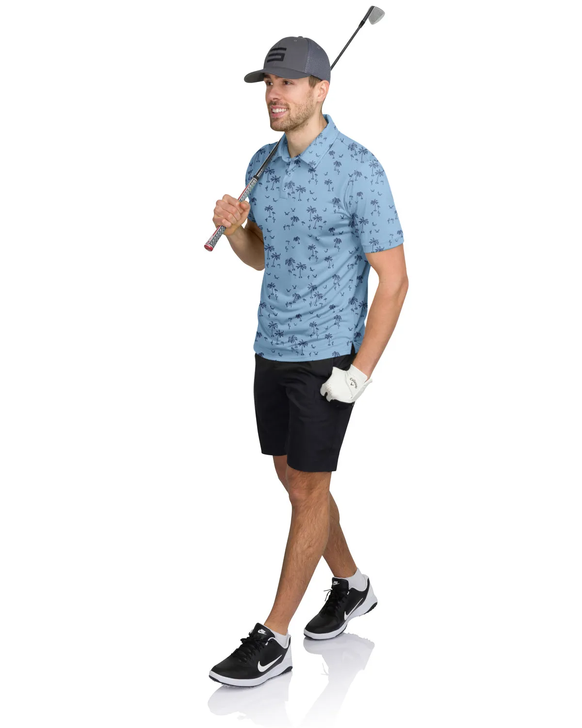 Men’s Print Golf Polos