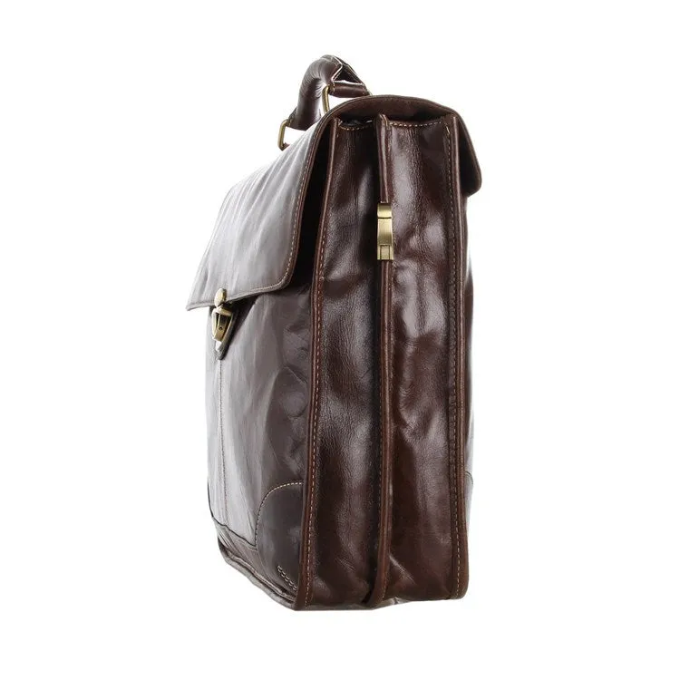 Mens Satchel Messenger Bag For Men Leather Messenger Bag 7091